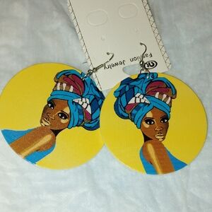 Colorful Graphic Earrings
